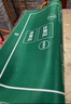 华圣掼蛋专用桌布扑克麻将棋牌室比赛专用桌布80*80CM绿色水晶绒H-075 实拍图