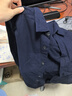优衣库男女装法兰绒衬衫长袖衬衣纯棉薄外套25新款478118 480773 478118/69藏青色 S 实拍图