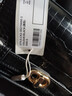 CHARLES&KEITH鳄鱼纹凯莉包手提斜挎婚包包女包生日礼物CK2-50270880-1 Black黑色 S 实拍图