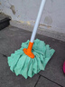 茶花拖把强吸水纤维地拖墩布拖地头毛巾布吸水布条拖把 颜色随机 超纤清洁拖1把 实拍图