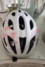 洛克兄弟（ROCKBROS） 骑行头盔带风镜山地公路自行车头盔男女一体成型炫彩安全帽 花瓣涂装:58-62cm 灰色+透明镜片 实拍图