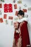 泰勒马丁秀禾服披风2025年新款秋冬保暖毛领结婚新娘披肩御寒斗篷长款外套 1022斗篷 均码 实拍图