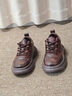 公牛世家男鞋秋季新款潮流软底舒适运动板鞋男士休闲鞋厚底皮面老爹鞋子男 棕色【四季款单鞋】GN125105301 41 (标准运动码) 实拍图