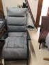 舒康优躺椅午休折叠藤椅午睡床阳台家用休闲靠椅老人专用懒人靠背凉椅子 【新中式】藤编灰+绷带+豪华垫灰 无规格 实拍图