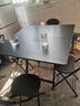 华恺之星折叠椅 餐椅靠背椅凳简约家用餐椅便携户外椅CY017黑色两把装 实拍图