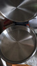 奥克斯（AUX）不锈钢电饼铛家用0涂层36mm加深2000W双面加热电饼铛烙饼专用锅无涂层电煎锅早餐机AKP-30A44-BC 实拍图