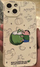 XP适用iphone13手机壳镜头全包苹果13软壳散热硅胶卡通男女超薄防摔高级感蜡笔小新-古董白喝口椰子 实拍图