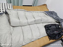 北山狼  户外睡袋成人冬季保暖加大加宽信封式棉睡袋露营单人加厚通用款 3.5kg灰色【-3°C- -8℃】 实拍图