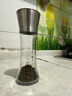 叶落云成不锈钢胡椒研磨器手动旋转海盐花椒粒研磨瓶玻璃磨粉神器孜然调料 黑色经典款-矮款【180ML】 晒单实拍图