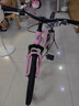 凤凰（Phoenix）儿童自行车变速山地车学生6-8-10-12-15岁男女童车小孩脚踏单车 【免安装/单速】辐条轮粉红 22寸【145-165cm】 实拍图