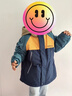 戴维贝拉（DAVE＆BELLA）童装防水衣服男童儿童外套女童秋冬宝宝加绒大童防风衣男孩女棉服 藏青色DB4224558 130 cm（建议身高120-130cm） 实拍图