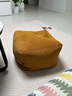 源氏木语多用途布艺矮凳懒人沙发脚凳家用多色可选灯芯绒小户型门口换鞋凳 0.41米坐墩沙发(暖黄) 实拍图
