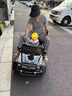 好来喜奔驰大g儿童电动车四轮遥控越野车宝宝车可坐大人小孩车马老师 旗舰黑+游戏功能+双电+助力+软轮 实拍图