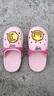 B.Duck小黄鸭童鞋儿童拖鞋男女童耐磨家居鞋洞洞鞋5302粉色26 实拍图