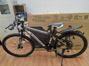 金武端自行车成人山地车公路赛车单车骑行变速超轻越野中学生初中青少年 顶配版-辐条轮-黑白色 26寸21速 实拍图