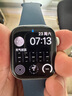Apple/苹果 Watch Series 10 智能手表GPS款42毫米银色铝金属表壳丹宁色运动型表带M/L MX1K3CH/B 实拍图