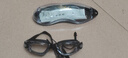 适美佳泳镜男女防雾高清大框游泳镜时尚电镀成人游泳眼镜通用连体耳塞 8016F黑色透明款 实拍图