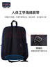 JANSPORT杰斯伯书包轻便双肩包男女旅行包简约背包电脑包学生校园 4QUE003海军蓝/藏青色-侧袋+隔层 实拍图