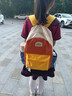 2025新款儿童双肩包轻便研学休闲小书包幼儿园男女童出游户外背包 黄色中号 实拍图