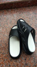 稻草人运动拖鞋男士气垫减震四季居家户外穿沙滩防滑踩屎感凉拖 黑40-41 实拍图