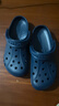 CROCS卡骆驰洞洞鞋贝雅男鞋女鞋轻便耐磨一脚蹬拖鞋休闲鞋|10126 深蓝-410 40 (250mm) 实拍图