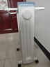 美的（Midea）【白玉】取暖器/电暖器/电暖气家用/烤火炉/13片大面积/电热油汀/油酊/电热器/电热取暖器HYX22N 实拍图