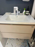 小米嘉美系列浴室柜陶瓷一体盆太空铝合金蜂窝铝洗手盆柜组合洗漱台洗脸台 70cm普通全封方镜+陶瓷 一体盆 实拍图