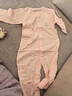 贝瑞加（Babyprints）宝宝连体衣纯棉婴儿夏季衣服儿童家居睡衣薄款爬服A类柔软 粉90 实拍图