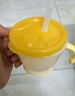 利其尔（Richell） 可按压学饮杯儿童吸管水杯婴儿训练杯畅饮杯吸管杯牛奶杯漱口杯 小鸡黄+畅饮杯盖 实拍图