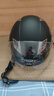 野马（YEMA）3c认证329S电动摩托车头盔男夏季双镜片半盔女夏天防晒安全帽 均码 亚黑配透明短镜 实拍图