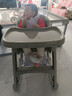 HUAERLE宝宝餐椅家用同款肯德基婴儿餐椅可调高度吃饭餐桌多功能学坐椅子 豪华款【粉色餐盘+坐垫+轮子】 实拍图