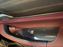元族适用宝马X3车门内拉手X4门把手内侧扶手保护套ix3改装用品装饰贴 18-24款X3X4/IX3碳纤纹理4件 宝马X3 实拍图