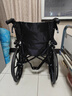 鱼跃(yuwell)手动轮椅车H065C老人医用折叠轮椅铝合金加强承重加座宽 实拍图
