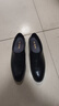 老爷车皮鞋男牛皮男士皮鞋秋冬加绒软底商务正装高档皮鞋增高休闲爸爸鞋 FLL3256黑色【平跟单鞋款】 40 (250mm) 标准码 实拍图