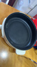 美的（Midea）家用电饼铛烙饼锅 三明治机早餐煎烤机电火锅 电炒锅烤肉锅 65mm加深 多功能锅 抗菌电煎锅JKE3062 实拍图