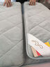水星家纺床垫乐肤绒加厚软床垫保暖吸湿床垫子可折叠宿舍床褥 0.9m床 灰 实拍图