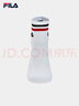 FILA 斐乐官方女士袜子中腰袜新款时尚舒适运动袜休闲袜中筒袜 标准白-WT XS 实拍图