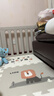 贝易宝宝爬爬垫婴儿拼接爬行垫家用地板垫垫子防滑地垫儿童客厅室内垫 约瑟芬清晨+奶油白-9片 58*58*2.5cm/片—无缝满铺 实拍图