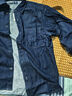优衣库男女装牛仔宽松衬衫/水洗产品长袖衬衣478115 480761 478115/65宝蓝色 4XL 实拍图