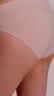 维多利亚的秘密维密LOGO腰带舒适无缝抗菌比基尼包臀女内裤 39H6香槟色-字母款 11262532 1条 L 实拍图