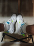 李宁（LI-NING）乒乓球鞋羽毛球鞋鹰眼2.0国家队比赛训练鞋 标准白/浅水蓝 42  实拍图