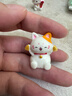 招财猫微景观摆件卡通可爱树脂工艺品汽车中控台摆件家居装饰礼品 扇子猫 实拍图