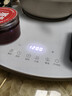富得莱饭菜保温板加热菜板暖菜板圆形家用智能多功能带火锅电磁炉自动恒温餐桌旋转盘神器 语音白68cm电动旋转电磁炉火锅 实拍图