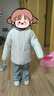 优衣库童装男童女童PUFFTECH空气棉服便携式外套可机洗478125 01 乳白色 110 实拍图