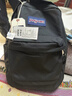 JANSPORT杰斯伯书包轻便双肩包男女旅行包简约背包电脑包学生校园 85VI008黑色-侧边袋/20L 实拍图