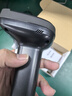 得力条码扫码枪一二维码条形码扫码器收款收银微信扫描枪条码超市收银快递药品扫描器 14952W/无线/黑色/充电款/一二维码屏幕码 实拍图