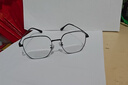 依视路（ESSILOR） 钻晶系列高清耐磨防蓝光近视薄镜片配度数眼镜架男女镜框 钛+金属-无框-2170GD-金色 镜框+依视路膜岩高清1.60现片 实拍图