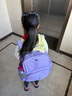 乐同书包人体工学儿童护脊书包 小学生书包双肩加厚S肩带简约轻便分层 小童1-3年级 | 芋紫色 实拍图