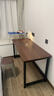 舒客艺家 电脑桌台式小户型小桌子家用学习桌写字办公书桌电竞长条桌子 【2.3cm加厚桌面】140*60胡桃色 加固电脑桌 实拍图