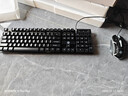 银雕(YINDIAO) KM500有线发光键盘鼠标 机械手感游戏电竞笔记本台式电脑外设 薄膜键鼠套装 黑色 实拍图